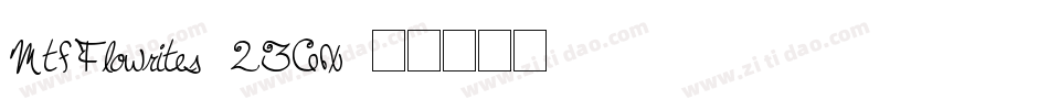 MtfFlowrites-236X字体转换
