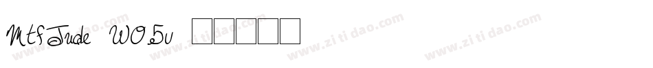 MtfJude-W05v字体转换