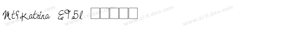 MtfKatrina-E95l字体转换