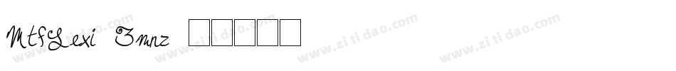 MtfLexi-3mnz字体转换