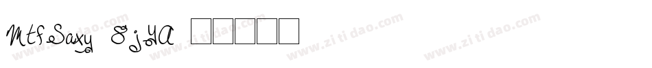 MtfSaxy-8jYA字体转换