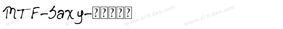 MTF-Saxy字体转换