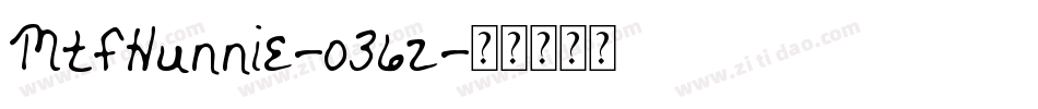 MtfHunnie-o36z字体转换