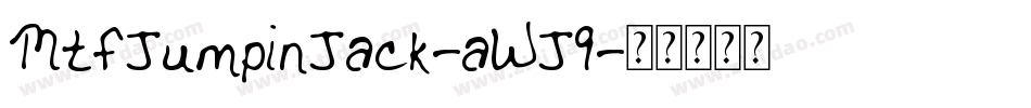 MtfJumpinJack-aWJ9字体转换
