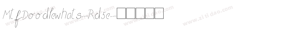 MtfDoodlewhats-Rd5e字体转换