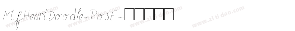 MtfHeartDoodle-Po5E字体转换