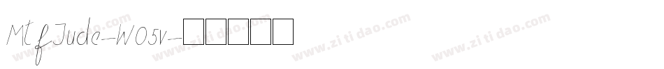 MtfJude-W05v字体转换