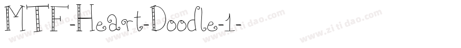 MTF-Heart-Doodle-1字体转换