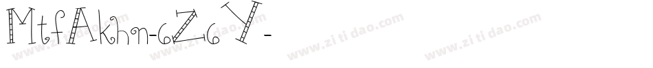 MtfAkhn-6Z6Y字体转换