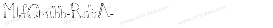 MtfChubb-Rd5A字体转换