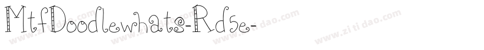 MtfDoodlewhats-Rd5e字体转换