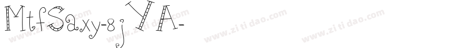 MtfSaxy-8jYA字体转换