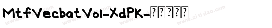 MtfVecbatVo1-XdPK字体转换