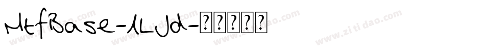 MtfBase-lLJd字体转换