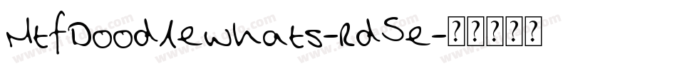 MtfDoodlewhats-Rd5e字体转换