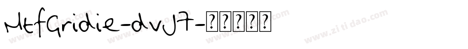 MtfGridie-dvJ7字体转换