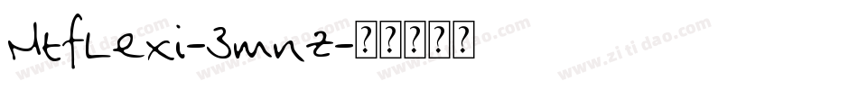 MtfLexi-3mnz字体转换