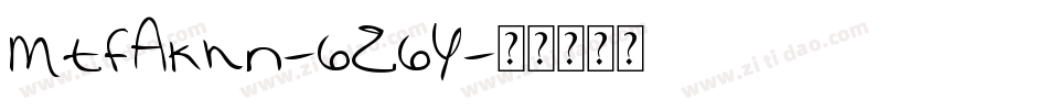 MtfAkhn-6Z6Y字体转换