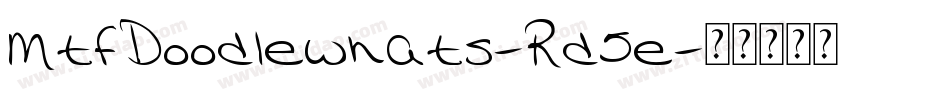 MtfDoodlewhats-Rd5e字体转换