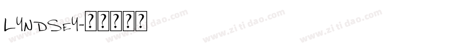 LYNDSEY字体转换