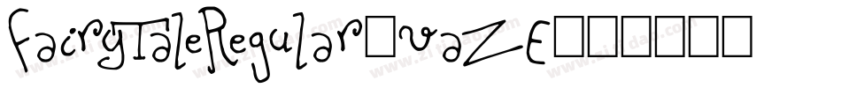 FairyTaleRegular-vaZE字体转换