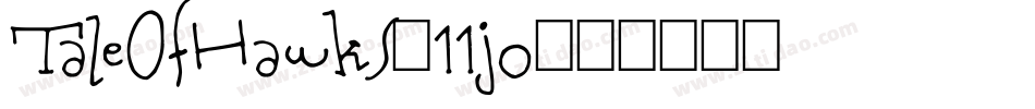 TaleOfHawks-11j0字体转换