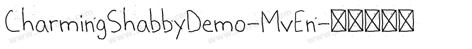 CharmingShabbyDemo-MvEn字体转换