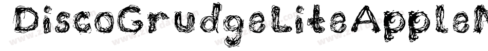 DiscoGrudgeLiteAppleMedium-4dPB字体转换