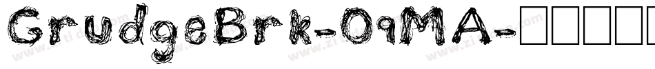 GrudgeBrk-O9MA字体转换