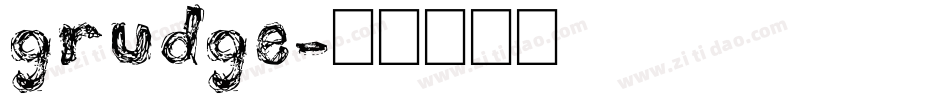 grudge字体转换
