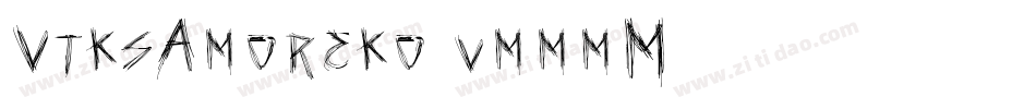 VtksAmoreko-vmmmM字体转换
