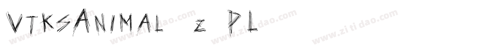VtksAnimal2-z9PL字体转换