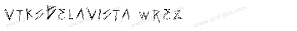 VtksBelaVista-wreZ字体转换