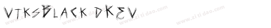 VtksBlack-dKEV字体转换