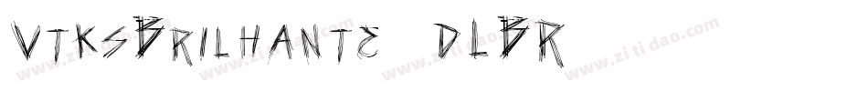 VtksBrilhante2-dLBR字体转换