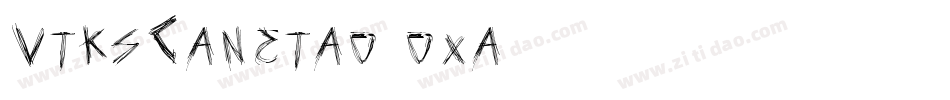 VtksCanetao-oxa0字体转换