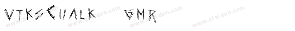 VtksChalk79-gmr1字体转换