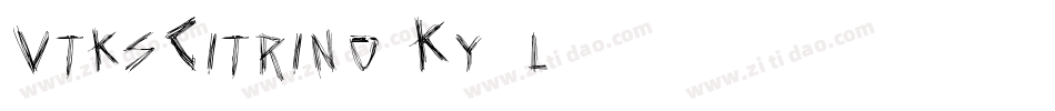 VtksCitrino-Ky7l字体转换