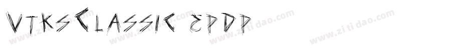 VtksClassic-epdp字体转换