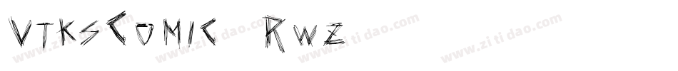 VtksComic-8RwZ字体转换