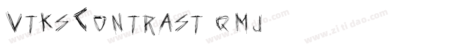 VtksContrast-qmj1字体转换