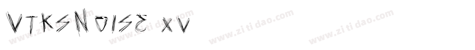 VtksNoise-xv05字体转换