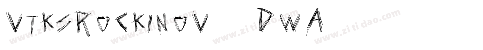 VtksRockinoV2-7DWA字体转换