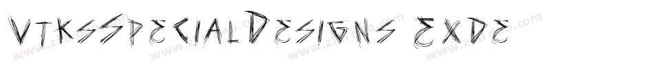 VtksSpecialDesigns-EXde字体转换