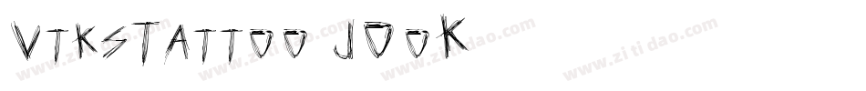 VtksTattoo-JOoK字体转换