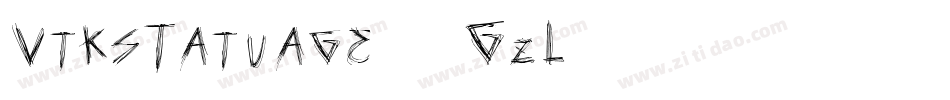 VtksTatuage2-3GzL字体转换