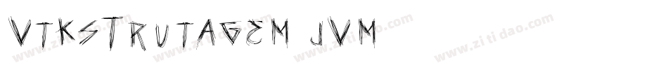 VtksTrutagem-jVm7字体转换