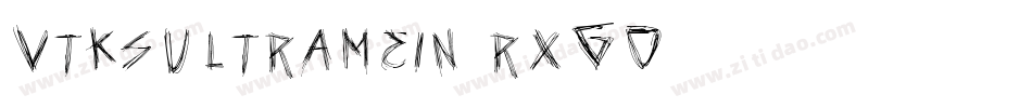 VtksUltramein-rXGO字体转换