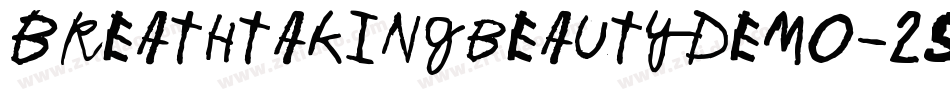 Breathtakingbeautydemo-25Oo字体转换