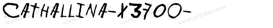 Cathallina-x37oO字体转换